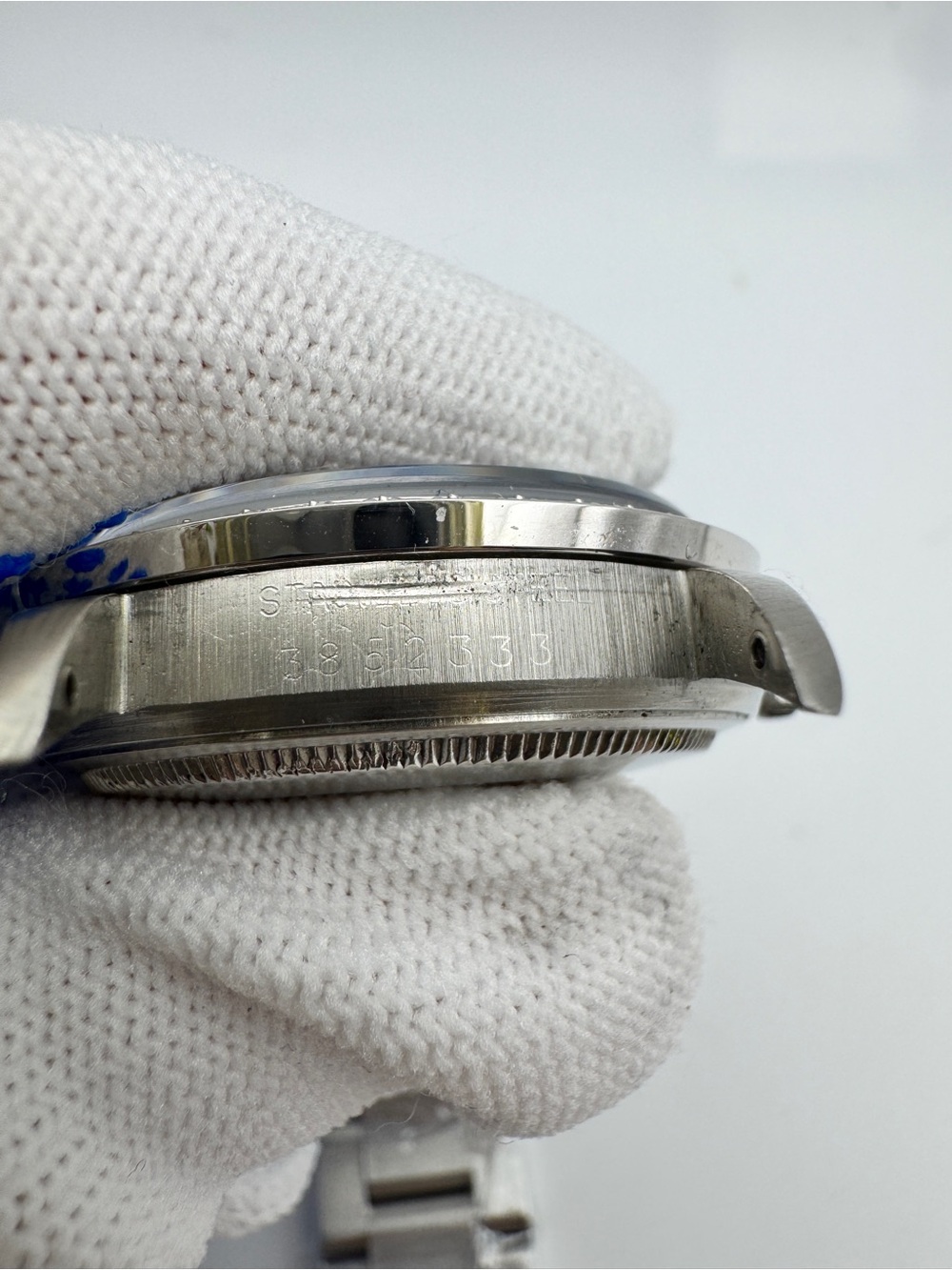 Rolex 1601 Datejust Stainless Steel Diamond Bezel Watch CUSTOM - Picture 12 of 12